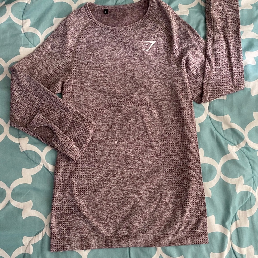 Purple Gymshark long sleeve